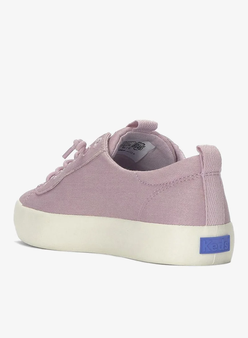 Keds Keepsake Lilac Keds Women's Kickback Canvas Slip On Casual Sneaker Purple for Women | Best Price UAE
